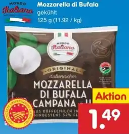 Netto Marken-Discount MONDO Italiano Mozzarella di Bufala Angebot