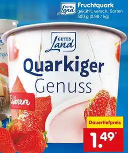 Netto Marken-Discount GUTES Land Fruchtquark Angebot