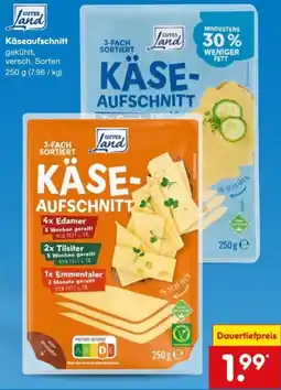 Netto Marken-Discount GUTES Land Käseaufschnitt Angebot