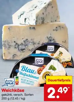 Netto Marken-Discount GUTES Land Weichkäse Angebot