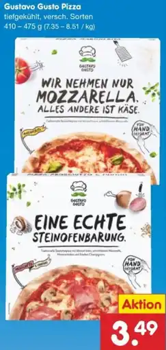 Netto Marken-Discount Gustavo Gusto Pizza Angebot