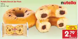 Netto Marken-Discount Nutella Donuts 2er Pack Angebot