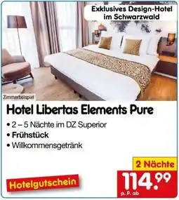 Netto Marken-Discount Hotel Libertas Elements Pure Angebot