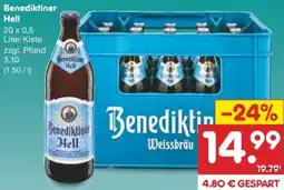 Netto Marken-Discount Benediktiner Hell Angebot