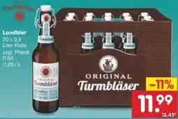 Netto Marken-Discount Turmbläser Landbier Angebot