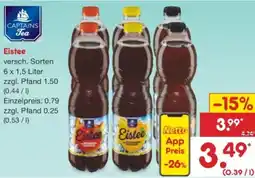 Netto Marken-Discount CAPTAINS Tea Eistee Angebot