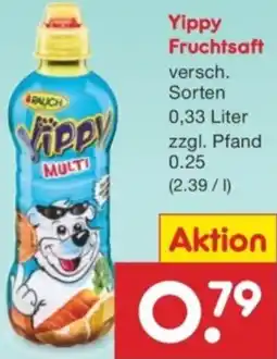 Netto Marken-Discount Yippy Fruchtsaft Angebot