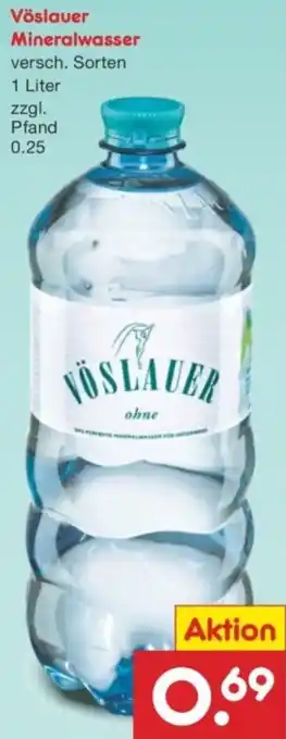Netto Marken-Discount Vöslaver Mineralwasser Angebot