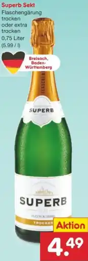 Netto Marken-Discount Superb Sekt Angebot