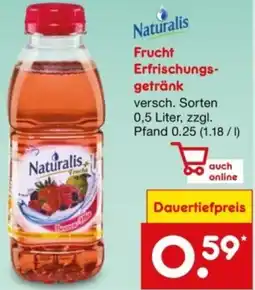 Netto Marken-Discount Naturalis Frucht Erfrischungsgetränk Angebot