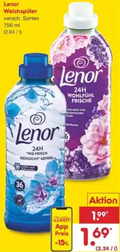 Netto Marken-Discount Lenor Weichspüler Angebot