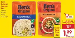 Netto Marken-Discount Ben's Original Express Reis Angebot