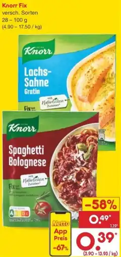 Netto Marken-Discount Knorr Fix Angebot