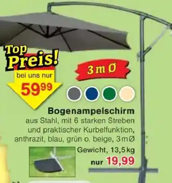 Jawoll Bogenampelschirm Angebot