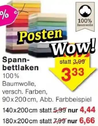 Jawoll Spannbettlaken Angebot