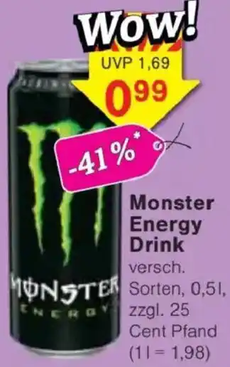 Jawoll Monster Energy Drink Angebot