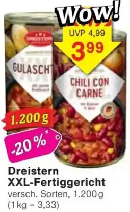 Jawoll Dreistern XXL-Fertiggericht Angebot