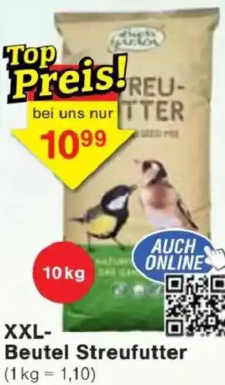 Jawoll Bird's Garden XXL Beutel Streufutter Angebot