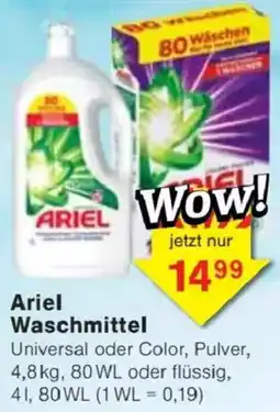 Jawoll Ariel Waschmittel Angebot