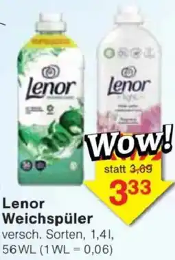 Jawoll Lenor Weichspüler Angebot