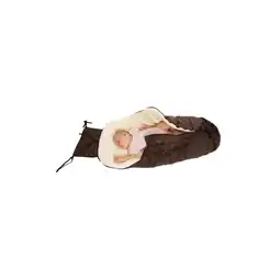 Netto Marken-Discount Fußsack Fluffy, Universalgröße, Kinderwagen, wasserdicht, mit Reißverschluss braun Angebot