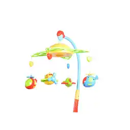 Netto Marken-Discount Moni Musikmobile 81005, drehbares Mobile, mit Spielzeug, Musik- u. Lichtfunktion Angebot
