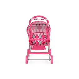 Netto Marken-Discount Puppenbuggy, Puppenwagen 9617, Schiebehöhe 50 cm, Sonnendach, Sicherheitsgurt Angebot