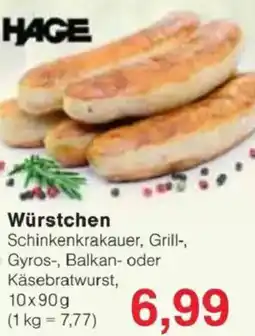 Jawoll HAGE Würstchen Angebot