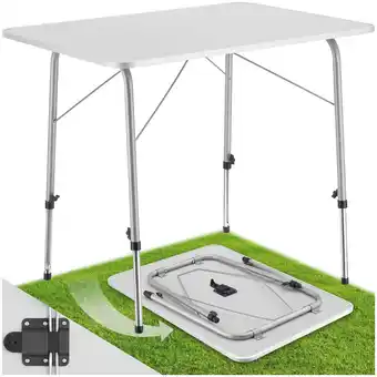 Netto Marken-Discount tectake Campingtisch, klappbar, stufenlos höhenverstellbare Beine, 80 x 60 x 68 cm Angebot