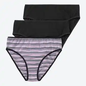 NKD Damen-Rioslip mit hohem Baumwoll-Anteil, 3er-Pack Angebot