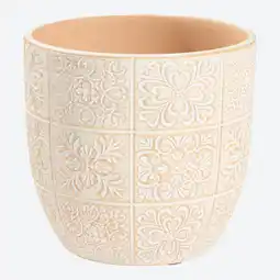 NKD Blumentopf mit Muster, Ø ca.13,5x13cm Angebot
