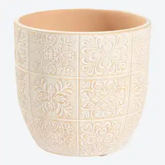 NKD Blumentopf mit Muster, Ø ca.13,5x13cm Angebot