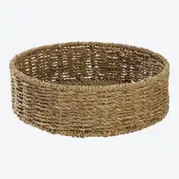 NKD Deko-Tablett aus Seegras, ca. 28x28x7,5cm Angebot