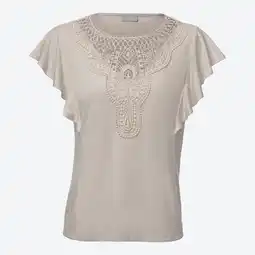 NKD Damen-T-Shirt mit Spitzeneinsatz Angebot