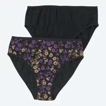 NKD Damen-Rioslip mit Blumen-Muster, 2er-Pack Angebot