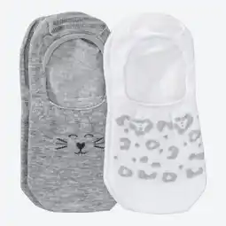 NKD Damen-Füßlinge in verschiedenen Designs, 2er-Pack Angebot