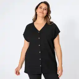 NKD Damen-Shirt-Sweater mit V-Ausschnitt, große Größen Angebot