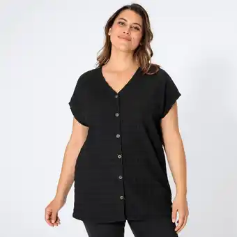 NKD Damen-Shirt-Sweater mit V-Ausschnitt, große Größen Angebot