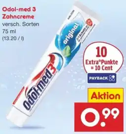 Netto Marken-Discount Odol-med 3 Zahncreme Angebot