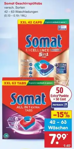 Netto Marken-Discount Somat Geschirrspültabs Angebot