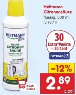 Netto Marken-Discount Heitmann Citronensäure Angebot