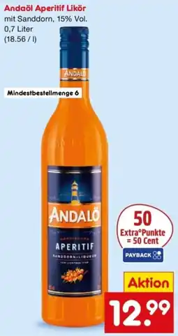 Netto Marken-Discount Andaöl Aperitif Likör Angebot