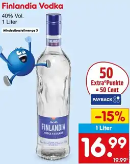 Netto Marken-Discount Finlandia Vodka Angebot