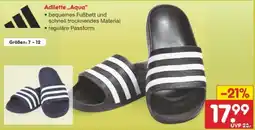 Netto Marken-Discount Adilette „Aqua" Angebot