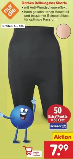 Netto Marken-Discount nur die Damen Reibungslos Shorts Angebot