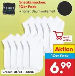 Netto Marken-Discount SPIRIT of colours Sneakersocken Angebot