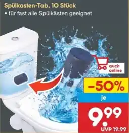 Netto Marken-Discount Spülkasten-Tab, 10 Stück Angebot