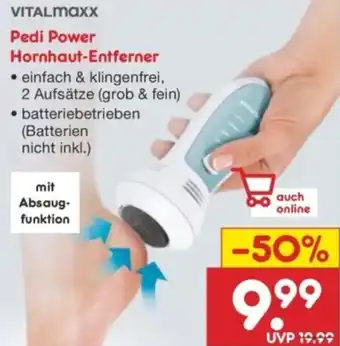 Netto Marken-Discount VITALMAXX Pedi Power Hornhaut-Entferner Angebot