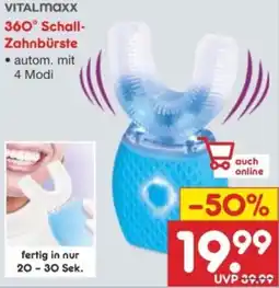 Netto Marken-Discount Vitalmaxx 360° Schall Zahnbürste Angebot