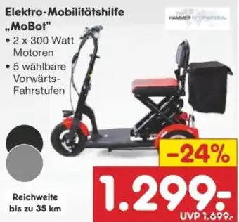 Netto Marken-Discount Elektro-Mobilitätshilfe ,,Mobot" Angebot